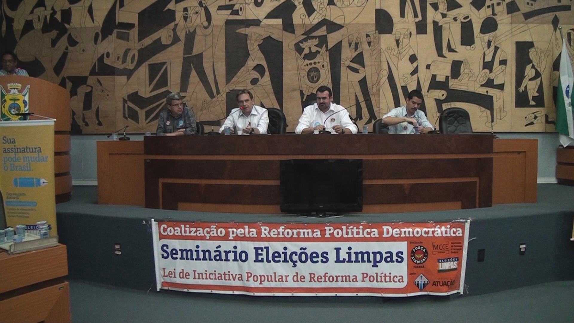 Durante seminário em Ponta Grossa, Força Sindical PR defende reforma no sistema eleitoral brasileiro